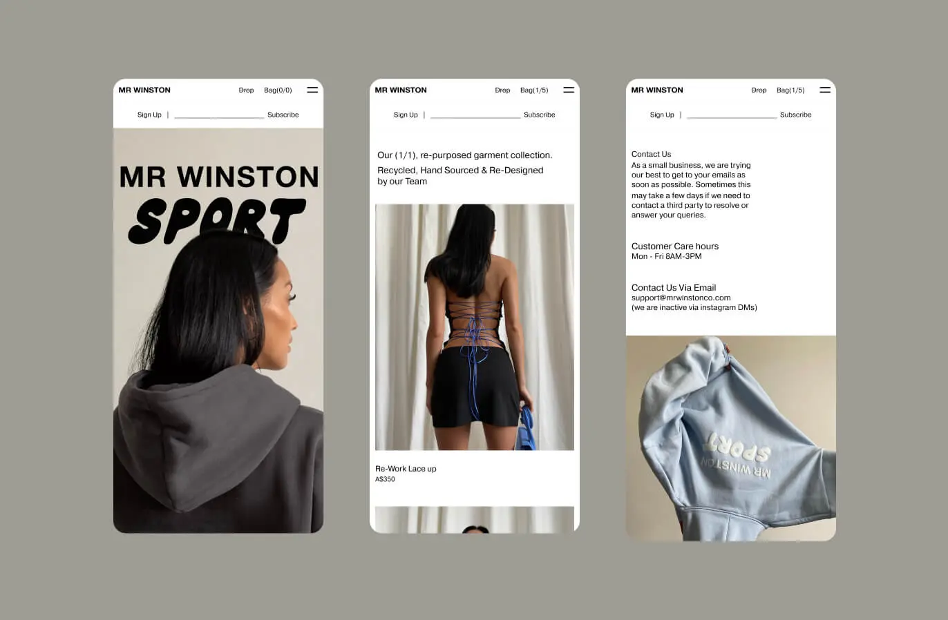 Optimised product launch UX design for Mr. Winston, engineered to handle high-traffic surges and seamless mobile checkout experiences.