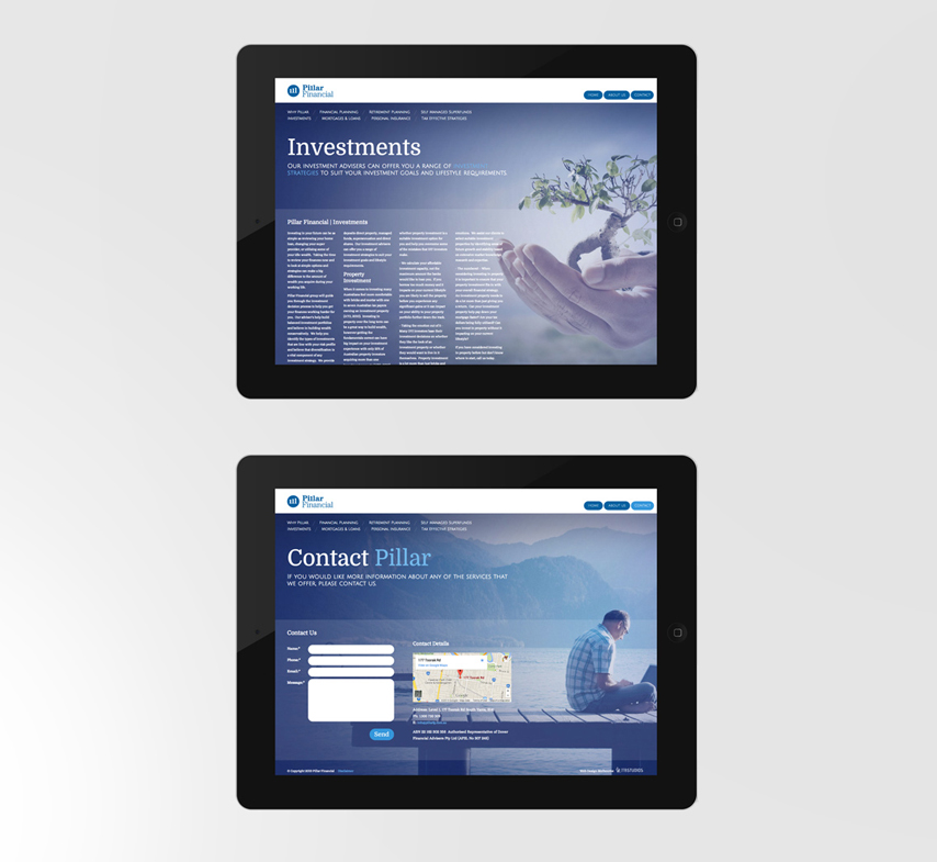 Pillar Financial  Design Service Melbourne JTB Studios