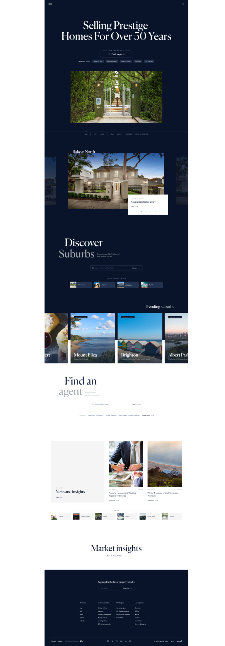 Marshall White  Design Service Melbourne JTB Studios