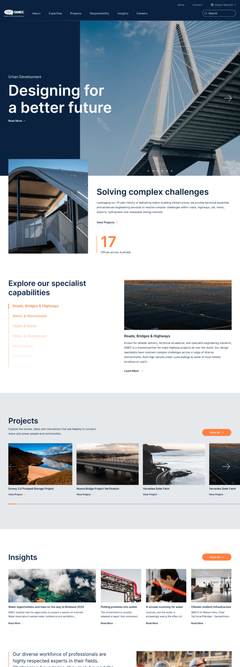 SMEC Web Design Service Melbourne JTB Studios