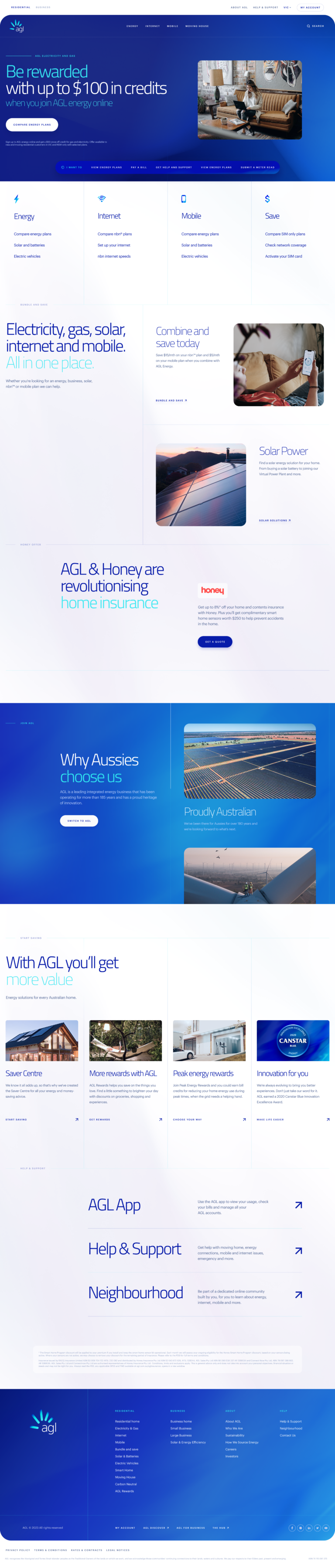 AGL Web Design Service Melbourne JTB Studios